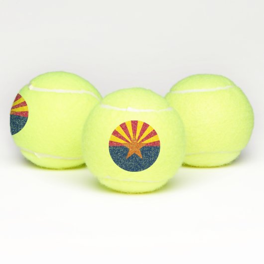 Vlag van de staat Arizona Tennisballen (Multi)