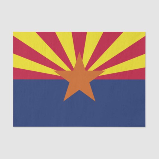 Vlag van de staat Arizona Tissuepapier (Voorkant)