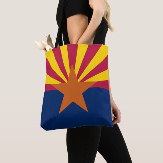 Vlag van de staat Arizona Tote Bag (Dichtbij)