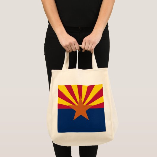 Vlag van de staat Arizona Tote Bag (Voorkant (product))