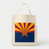 Vlag van de staat Arizona Tote Bag (Voorkant)
