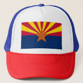 Vlag van de staat Arizona Trucker Pet (Voorkant)