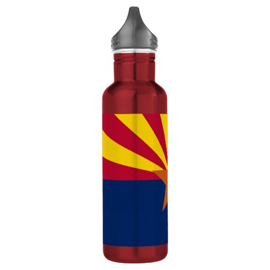 Vlag van de staat Arizona Waterfles (Links)
