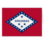 Vlag van de staat Arkansas (Voorkant Horizontaal)