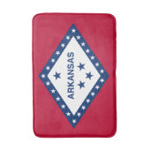 Vlag van de staat Arkansas Badmat (Voorkant Verticaal)