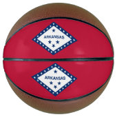 Vlag van de staat Arkansas Basketbal (Voorkant)