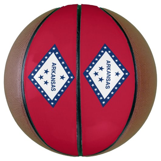 Vlag van de staat Arkansas Basketbal (Verticaal)