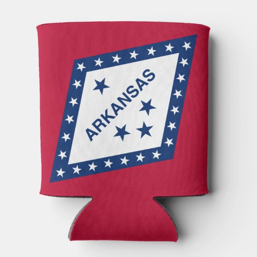 Vlag van de staat Arkansas Blikjeskoeler (Achterkant)