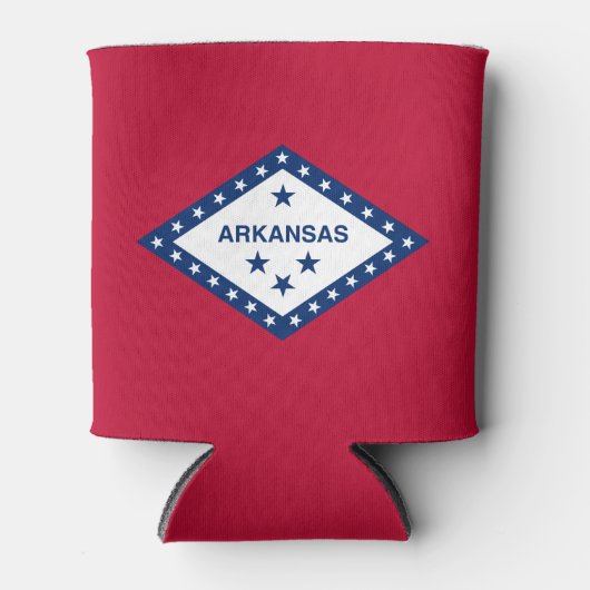 Vlag van de staat Arkansas Blikjeskoeler (Voorkant)