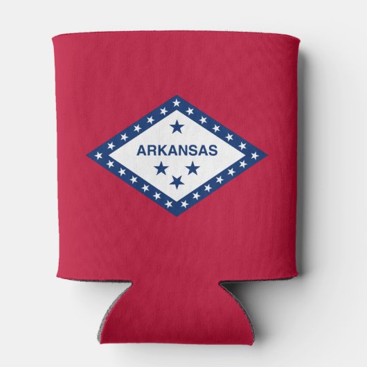 Vlag van de staat Arkansas Blikjeskoeler (Achterkant)