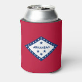 Vlag van de staat Arkansas Blikjeskoeler (Blikje Achterkant)