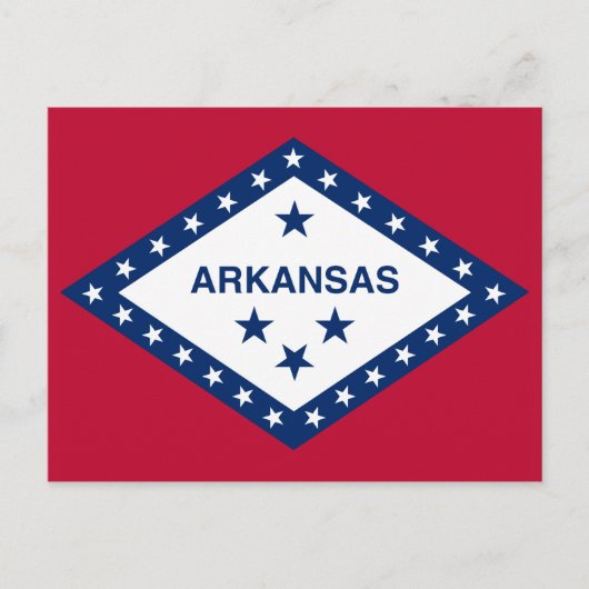 Vlag van de staat Arkansas Briefkaart (Voorkant)