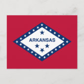 Vlag van de staat Arkansas Briefkaart (Voorkant)