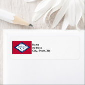 Vlag van de staat Arkansas Etiket (Insitu)