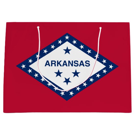 Vlag van de staat Arkansas Groot Cadeauzakje (Voorkant)