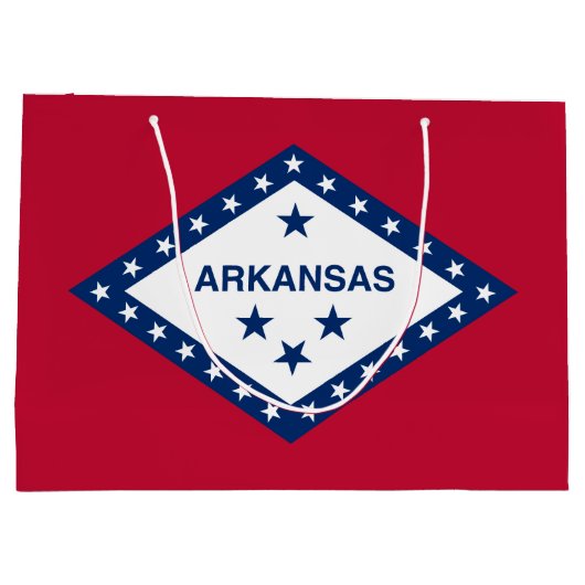 Vlag van de staat Arkansas Groot Cadeauzakje (Achterkant)