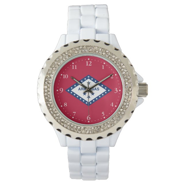 Vlag van de staat Arkansas Horloge (Voorkant)