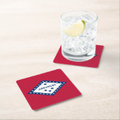 Vlag van de staat Arkansas Kartonnen Onderzetters (Insitu)