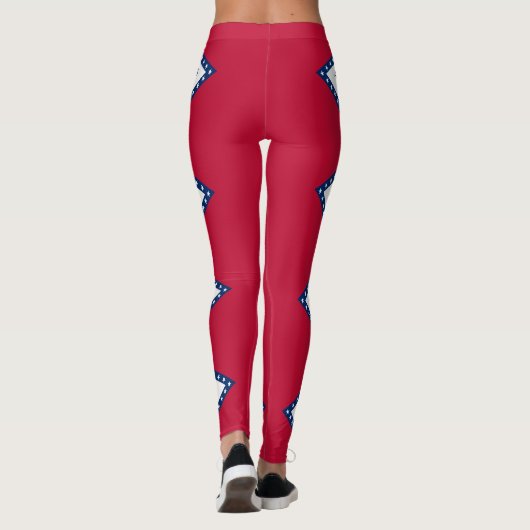 Vlag van de staat Arkansas Leggings (Achterkant)