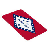 Vlag van de staat Arkansas Magneet (Rechterzijde)