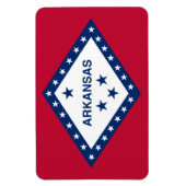 Vlag van de staat Arkansas Magneet (Verticaal)