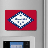 Vlag van de staat Arkansas Magneet
