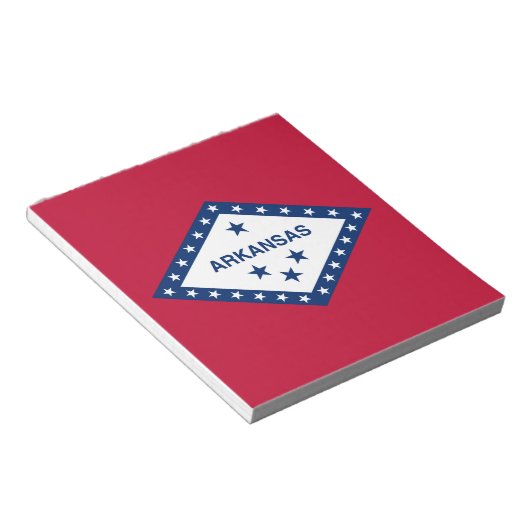 Vlag van de staat Arkansas Notitieblok (Schuin)