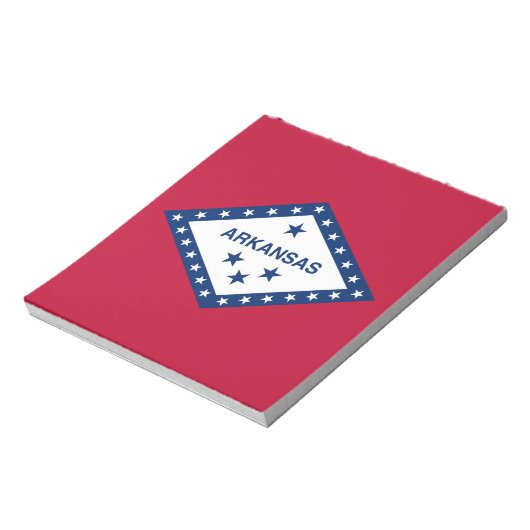 Vlag van de staat Arkansas Notitieblok (Linkerzijde)