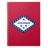 Vlag van de staat Arkansas Notitieboek (Voorkant)