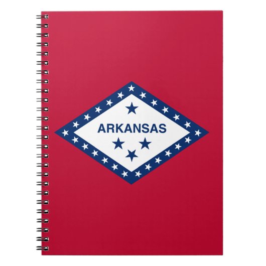 Vlag van de staat Arkansas Notitieboek (Voorkant)