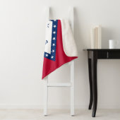 Vlag van de staat Arkansas Sherpa Deken (In situ)