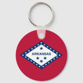Vlag van de staat Arkansas Sleutelhanger (Voorkant)