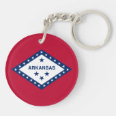 Vlag van de staat Arkansas Sleutelhanger (Achterkant)