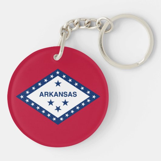 Vlag van de staat Arkansas Sleutelhanger (Achterkant)