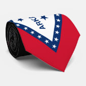 Vlag van de staat Arkansas Stropdas (Opgerold)