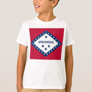 Vlag van de staat Arkansas T-shirt