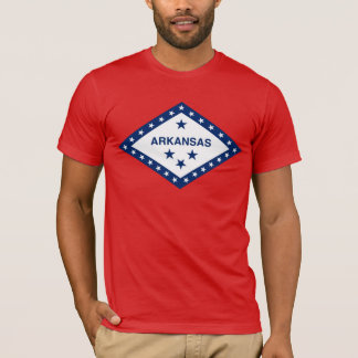 Vlag van de staat Arkansas T-shirt