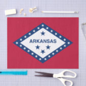Vlag van de staat Arkansas Tissuepapier (Craft)