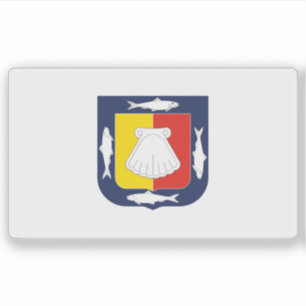 Vlag van de staat Baja California Sur, Mexico Sticker