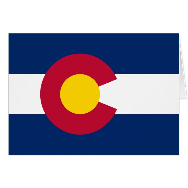 Vlag van de staat Colorado (Voorkant Horizontaal)