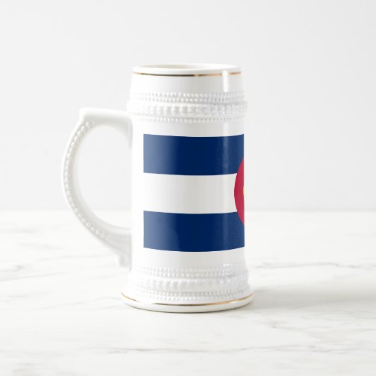 Vlag van de staat Colorado Bierpul (Links)