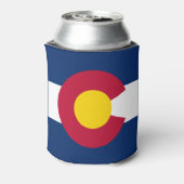Vlag van de staat Colorado Blikjeskoeler (Blikje Achterkant)