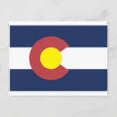 Vlag van de staat Colorado Briefkaart (Voorkant)