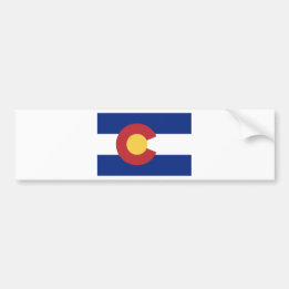 Vlag van de staat Colorado Bumpersticker