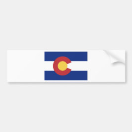 Vlag van de staat Colorado Bumpersticker