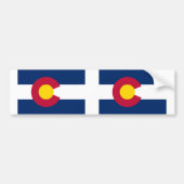 vlag van de staat Colorado Bumpersticker (Voorkant)
