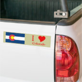 Vlag van de staat Colorado Bumpersticker (Op Truck)