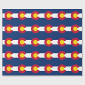 Vlag van de staat Colorado Cadeaupapier (Vlak)