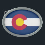 Vlag van de staat Colorado Gesp<br><div class="desc">Patriottische Colorado staatsvlag.</div>