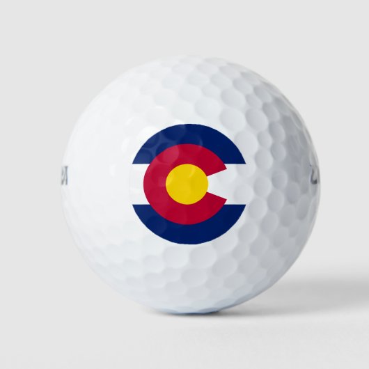 Vlag van de staat Colorado Golfballen (Voorkant)